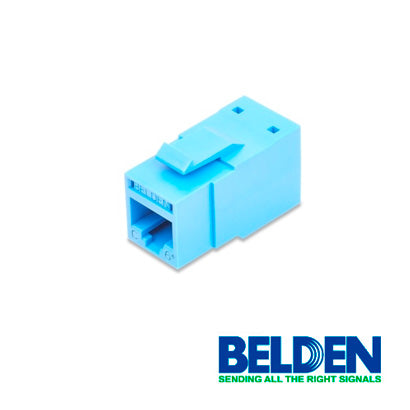 Conector Modular Jack Rj45 Cat6 Estilo Keyconnect Azul Esquema De Cableado T568a/b Uso Interior Calibre Del Conductor 23-24 Awg - SILYMX