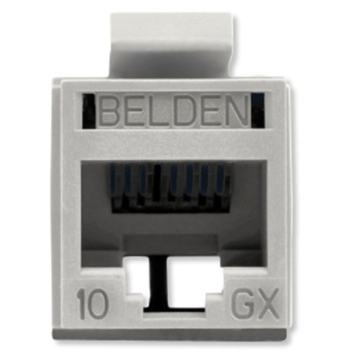 Jack Belden Keyconnect  RJ45  Cat6a RJ-45 Gris RVAMJKUGY-S1 - SILYMX