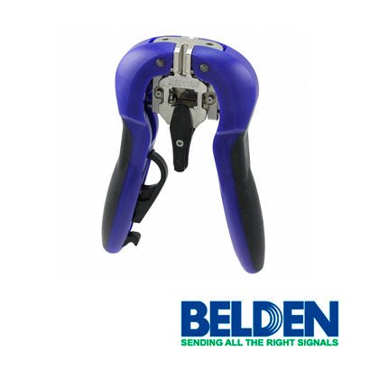 Herramienta De Terminación Revconnect Para Uso Con Jacks Y Plugs Rj45 Cat6a Cat6 Cat5e Tipo Revconnect Azul Uso Interior Incluye Accesorio Pelacable - SILYMX