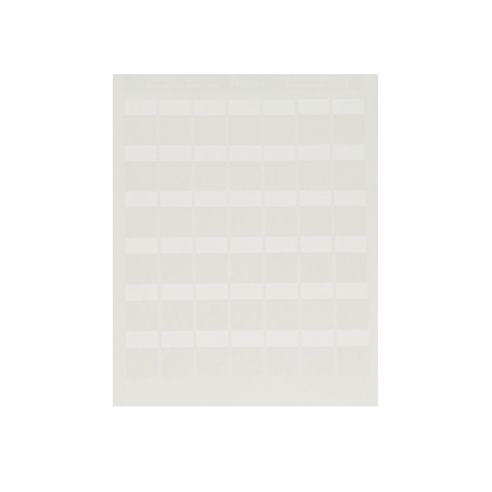 Paquete de Hojas con 2500 Etiquetas de Identificación Auto-laminadas para Impresora Láser/Inyección de Tinta, para Cables de 4.1 a 8.1mm de Diámetro - SILYMX