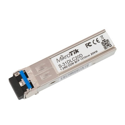 Transceptor MiniGbic SFP 1.25G LC Duplex para fibra Mono Modo 20 KM - SILYMX