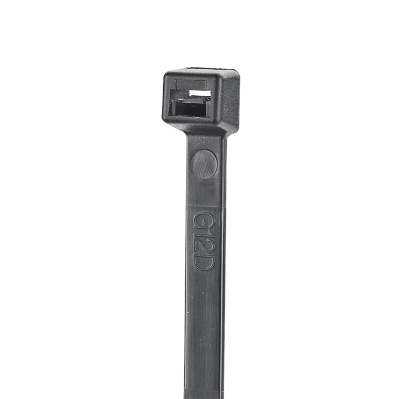 Cincho De Nylon 6.6 Stronghold™ De 200Mm De Largo Color Negro Exterior Resistente A Rayos Uv Paquete De 100Pz - SILYMX