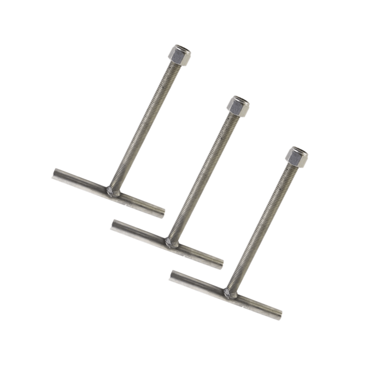 Juego de 3 Anclas con galvanizado por inmersión en caliente. Compatible con SBA60. - SILYMX