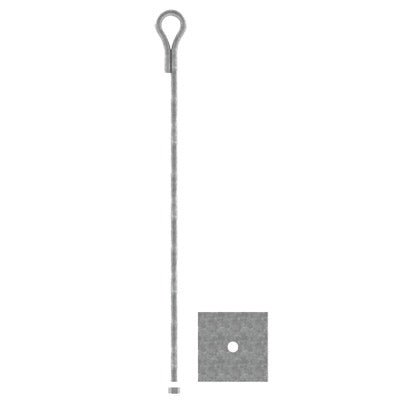 Ancla para Retenida para Muro con Ojo de Llave Galvanizado por Inmersión en Caliente (Requiere Placa Igualadora). - SILYMX
