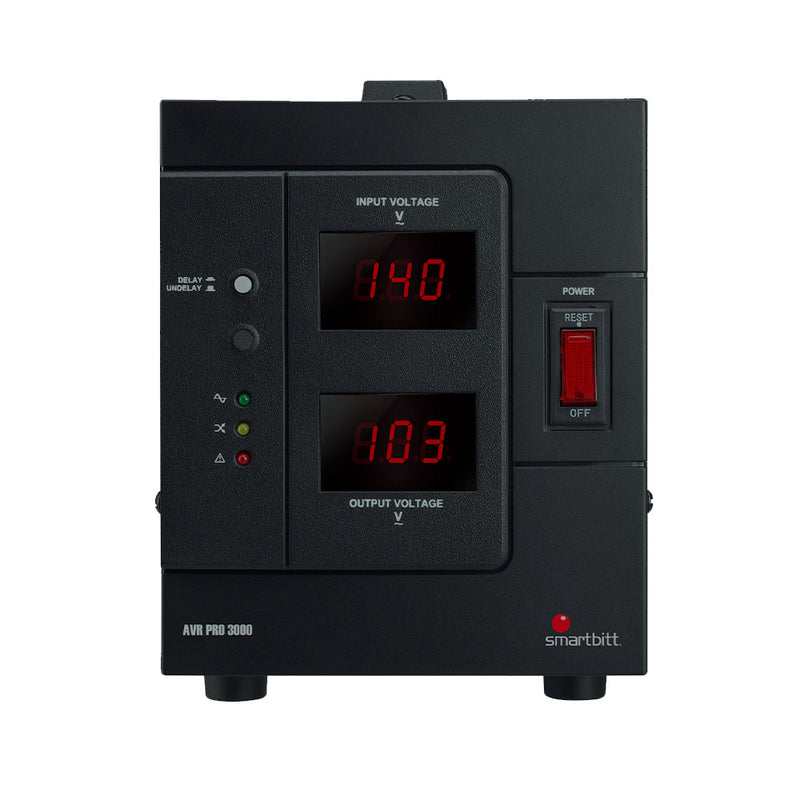 Regulador SMARTBITT SBAVRC3000 4 Negro 3000 VA 2400 W - SILYMX