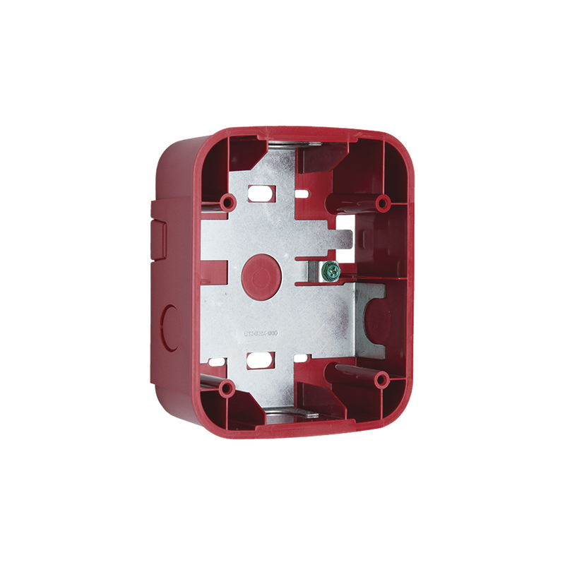 Caja de Montaje en Pared, para Sirena, Color Rojo, Nuevo Diseño Moderno y Elegante SBB-RL - SILYMX