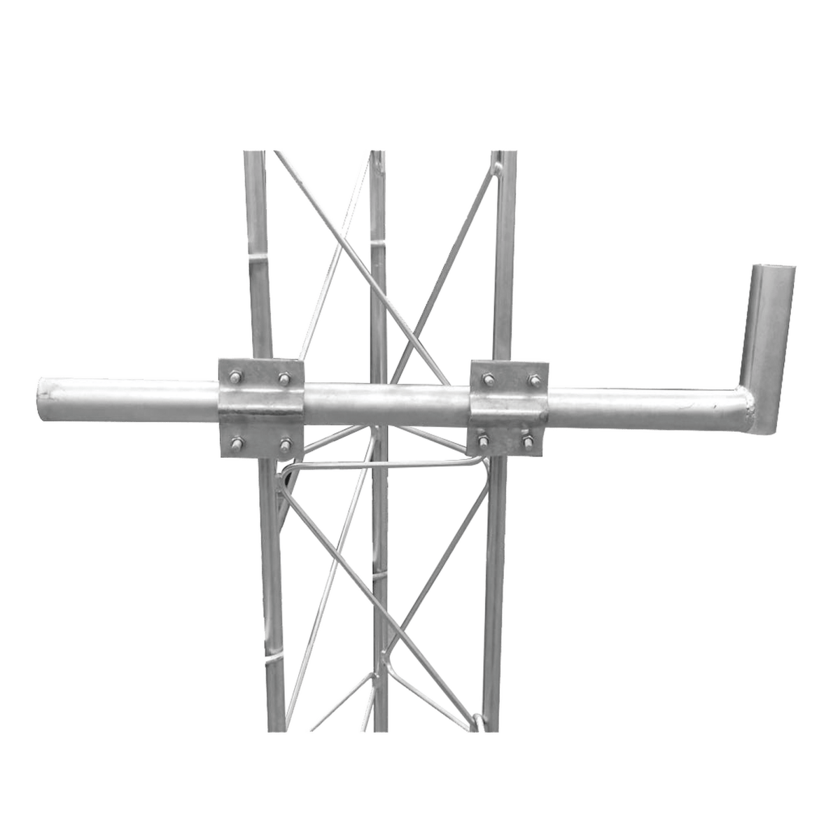 Brazo tipo Bastón. Inmersión en Caliente. Largo: 80 cm. Alto: 20 cm. Tubo: 1-1/2" Ced.30 - SILYMX