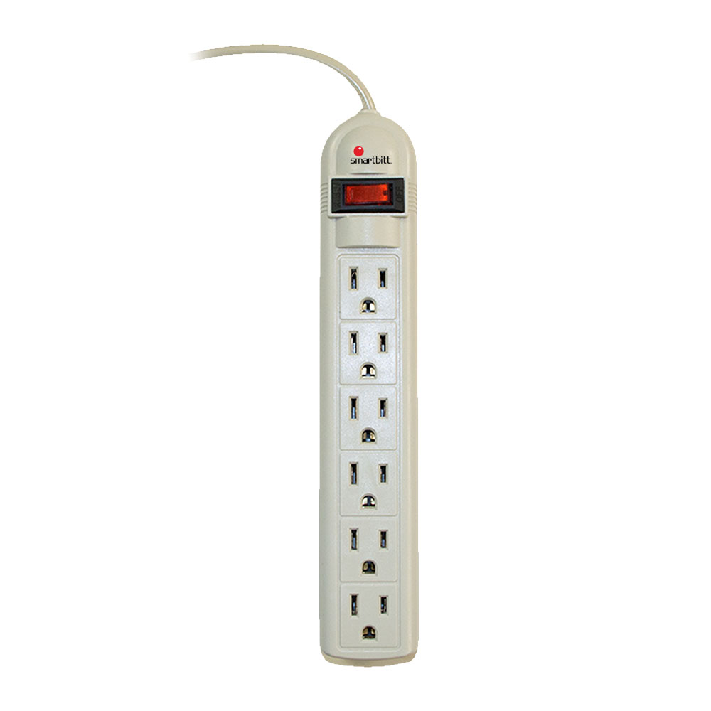 Smartbitt Supresor de Picos SBSS-90J6 6 Contactos 90 Joules - SILYMX