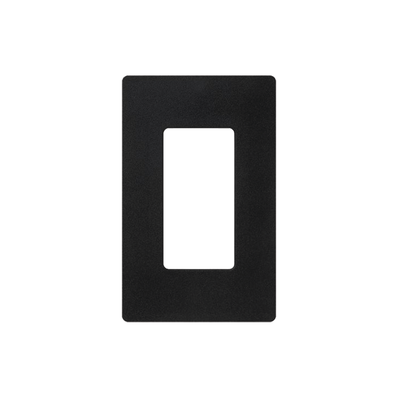 Placa de pared 1 espacio, para atenuador (dimmer), apagador ó control remoto inalámbrico LUTRON. - SILYMX