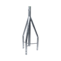 Tramo De Remate (Copete) Para Tramo Stz-30 Galvanizado Electrolítico Con Opresores Para Pararrayo. SCZ-30-P
