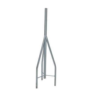 Tramo de remate / copete, tubo industrial 1 1/4" con tubo central 1 7/8", galvanizado por electrólisis - SILYMX