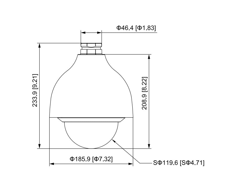 DAHUA DH-SD40215N-HC-LA - Cámara PTZ Antivandalica de 2 Megapixeles/ 15x de Zoom Optico/ Starlight/ WDR Real de 120 dB/ 3D DNR/ IK10/IP67/ 1 Entrada de Audio/ 2&1 E&S de Alarmas/ Soporta Formatos: CVI/TVI/AHD/CVBS - SILYMX
