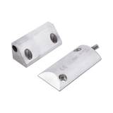 Contacto Magnético para Piso, Salida Dual NC/NA, GAP 75mm, Cubierta de Aluminio con 55cm de Cable Blindado - SILYMX