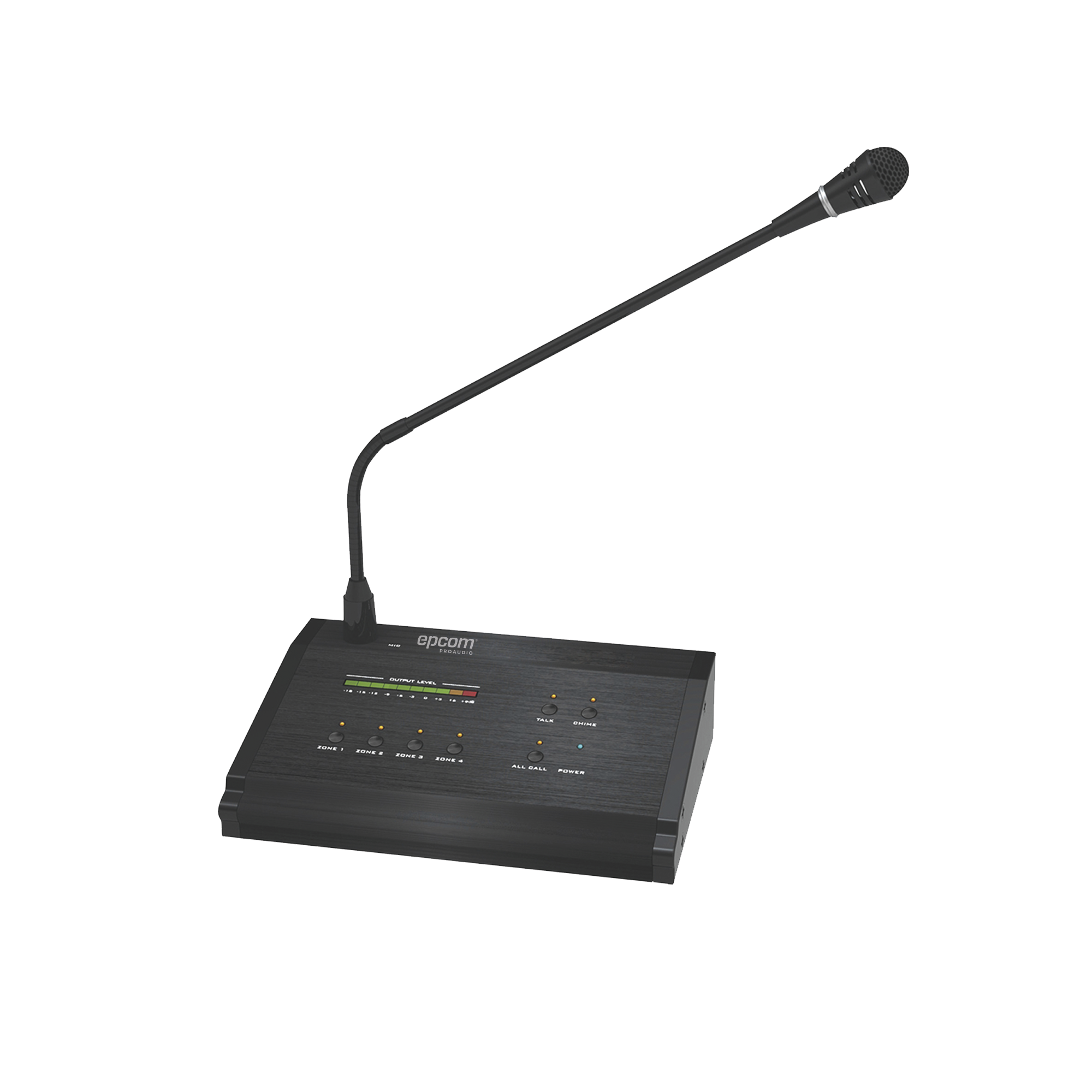 Micrófono a Distancia de 4 Zonas para Sistema de Voceo - SILYMX