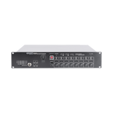 Controlador de Evacuación Por Voz | 500 W | 8 Zonas independientes | 4 entradas de audio y 2 entradas de micrófono - SILYMX