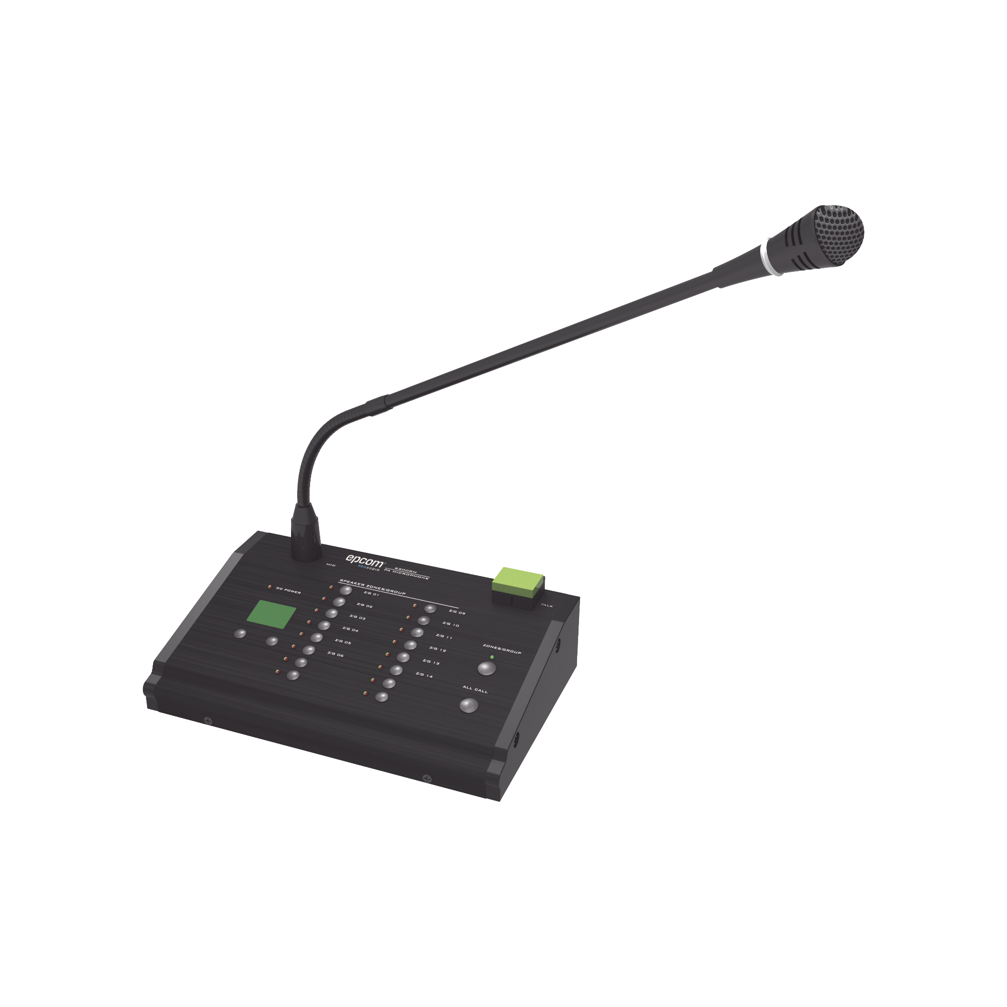 Microfono de 16 Zonas | Soporta Máximo 32 Pzas en Cascada - SILYMX