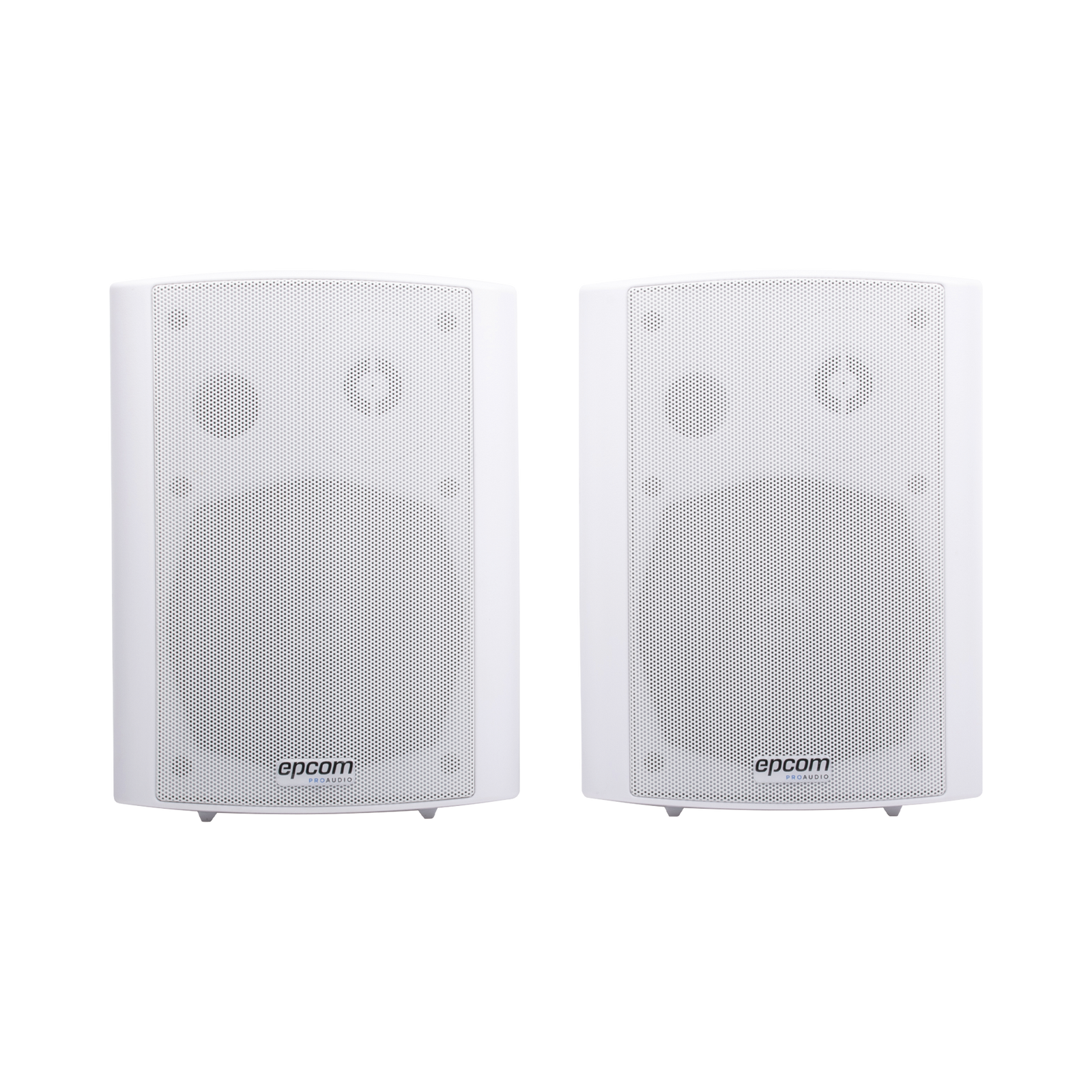 Altavoces de Montaje en Pared Activo 5"+1.5"/ RMS 20W@8ohms y Pasivo 20W/ Material ABS/ Reja Metálica/ Bracket de Metal/ Color Blanco - SILYMX