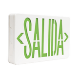 Letrero LED de SALIDA Universal con alto brillo uso en pared, lateral o techo Batería de Respaldo Incluida - SILYMX