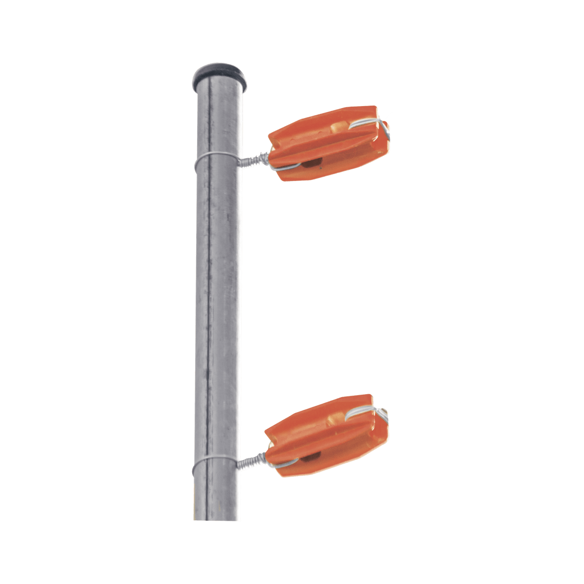 Aislador de color Naranja para postes de esquina de alta Resistencia con Anti UV de uso en cercos eléctricos - SILYMX