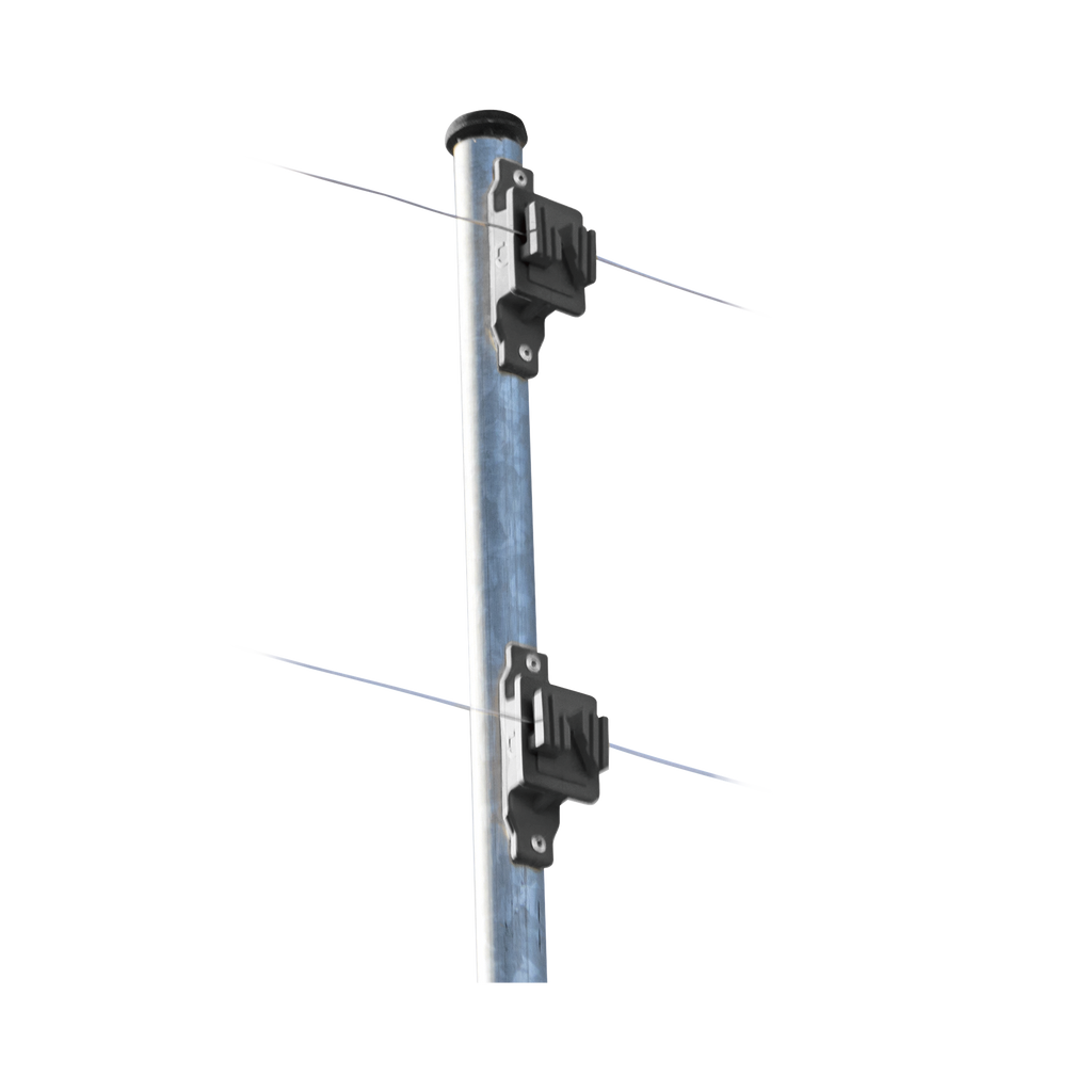 Aislador de Paso reforzado para cercos eléctricos, resistente al clima extremoso - SILYMX