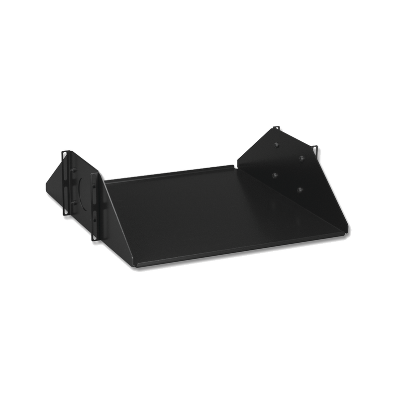 Charola Doble Para Soportar Equipo en Racks de 432 mm de Profundidad de 19in 3UR Color Negro - SILYMX