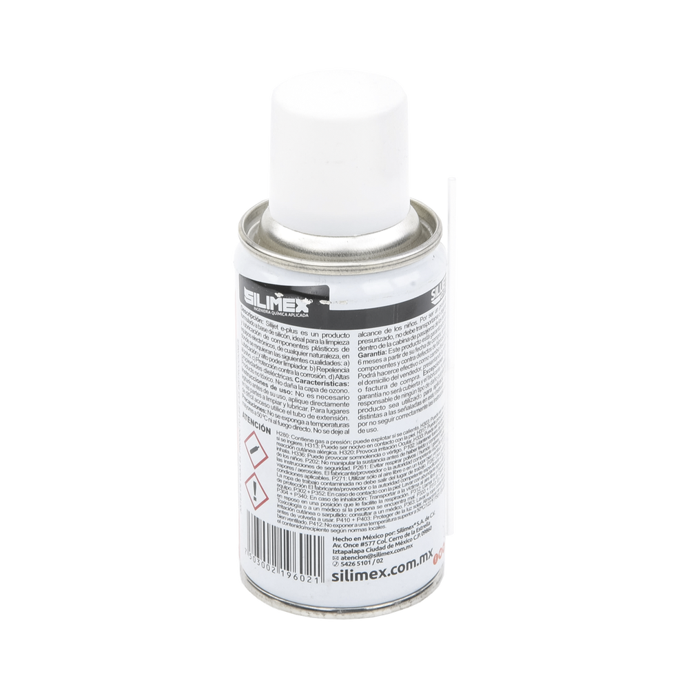 Limpiador lubricante en aerosol dieléctrico, protege mecanismos, circuitos, sensores, ventiladores, 170 ml. - SILYMX
