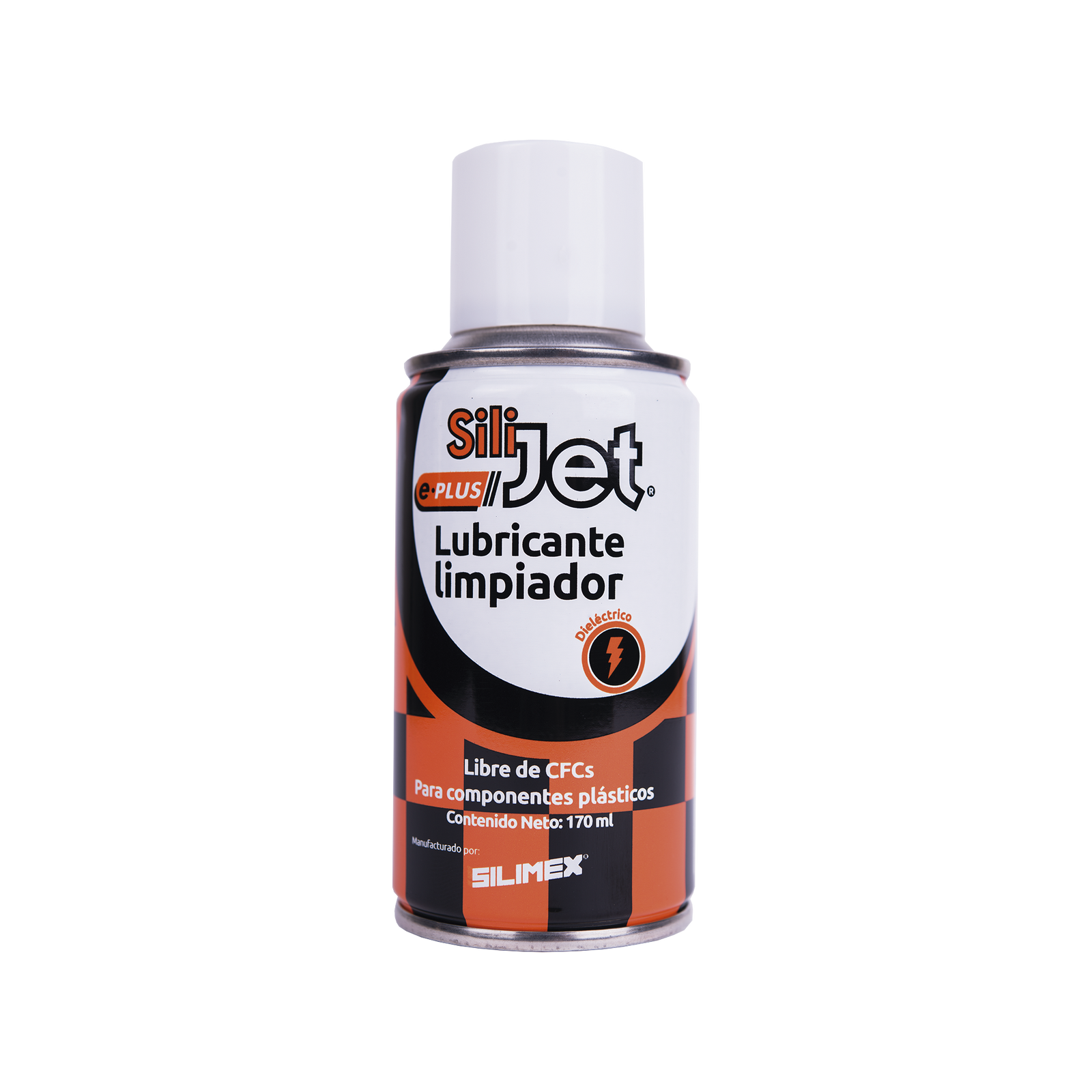Limpiador lubricante en aerosol dieléctrico, protege mecanismos, circuitos, sensores, ventiladores, 170 ml. - SILYMX