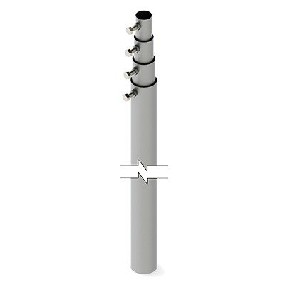 Mástil Telescópico de 12 m (Requiere accesorios de Instalación) - SILYMX