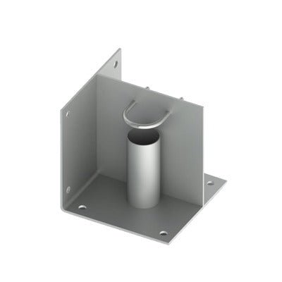 Base de piso o esquina para mástil de 2" - SILYMX