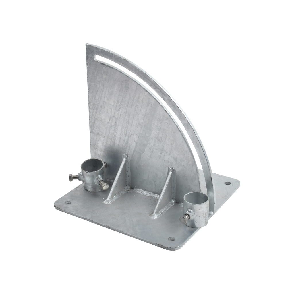 Base Para Mástil Con Ajuste De Ángulo. Diámetros De Mastil: 1" A 2" SLM-BA-8G - SILYMX