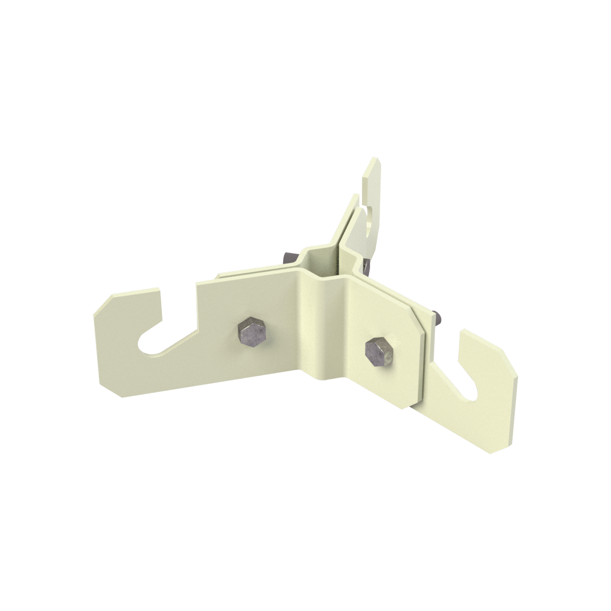 Bracket para Mástil para Sujeción de Retenida (Para mást. de 1" a 2" Diam. Ext.) - SILYMX