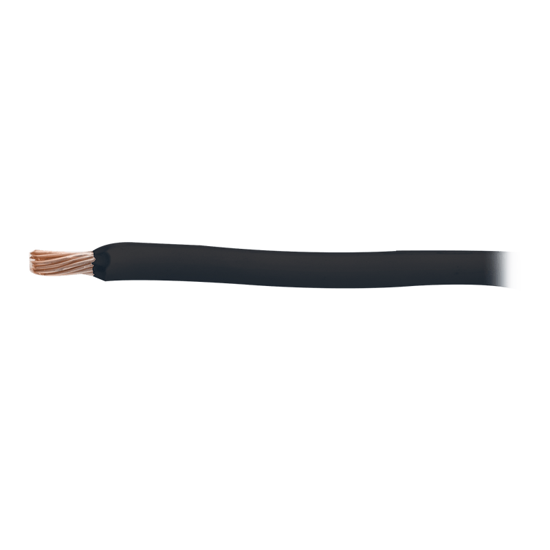 Cable de Cobre Recubierto THW-LS Calibre 2 AWG 19 Hilos Color Negro (Venta por Metro) - SILYMX