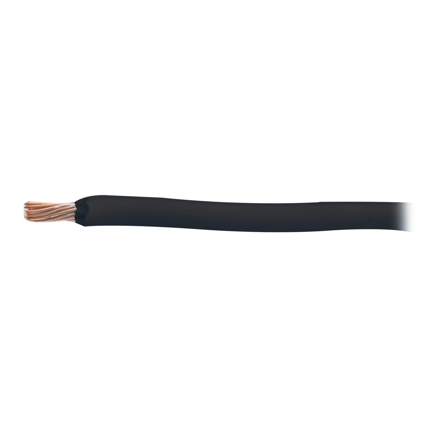Cable Eléctrico de Cobre Recubierto THW-LS Calibre 4 AWG 19 Hilos Color Negro (100 metros) - SILYMX