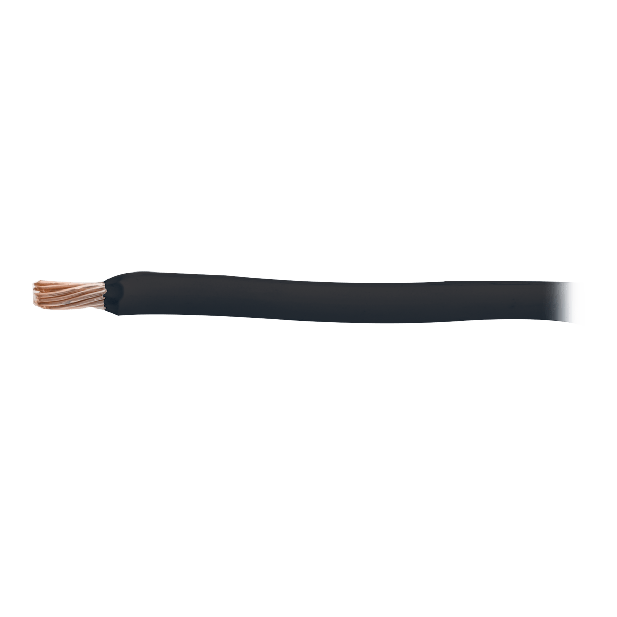 Cable Eléctrico de Cobre Recubierto THW-LS Calibre 6 AWG 19 Hilos Color Negro (100 metros) - SILYMX