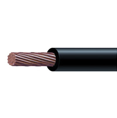 Cable 8 awg color negro,Conductor de cobre suave cableado. Aislamiento de PVC, autoextinguible. (Venta por Metro)