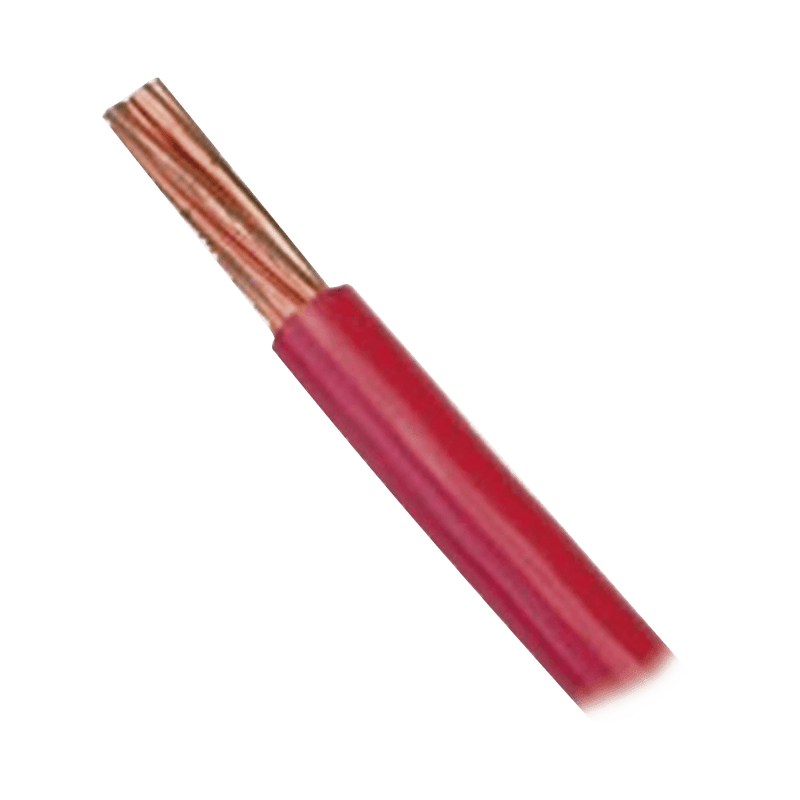 Cable Eléctrico de Cobre Recubierto THW-LS Calibre 12 AWG 19 Hilos Color Rojo (100 metros) - SILYMX