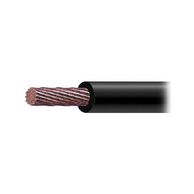 Cable de Cobre Recubierto THW-LS Calibre 2/0 AWG 19 Hilos Color Negro (Venta por Metro)