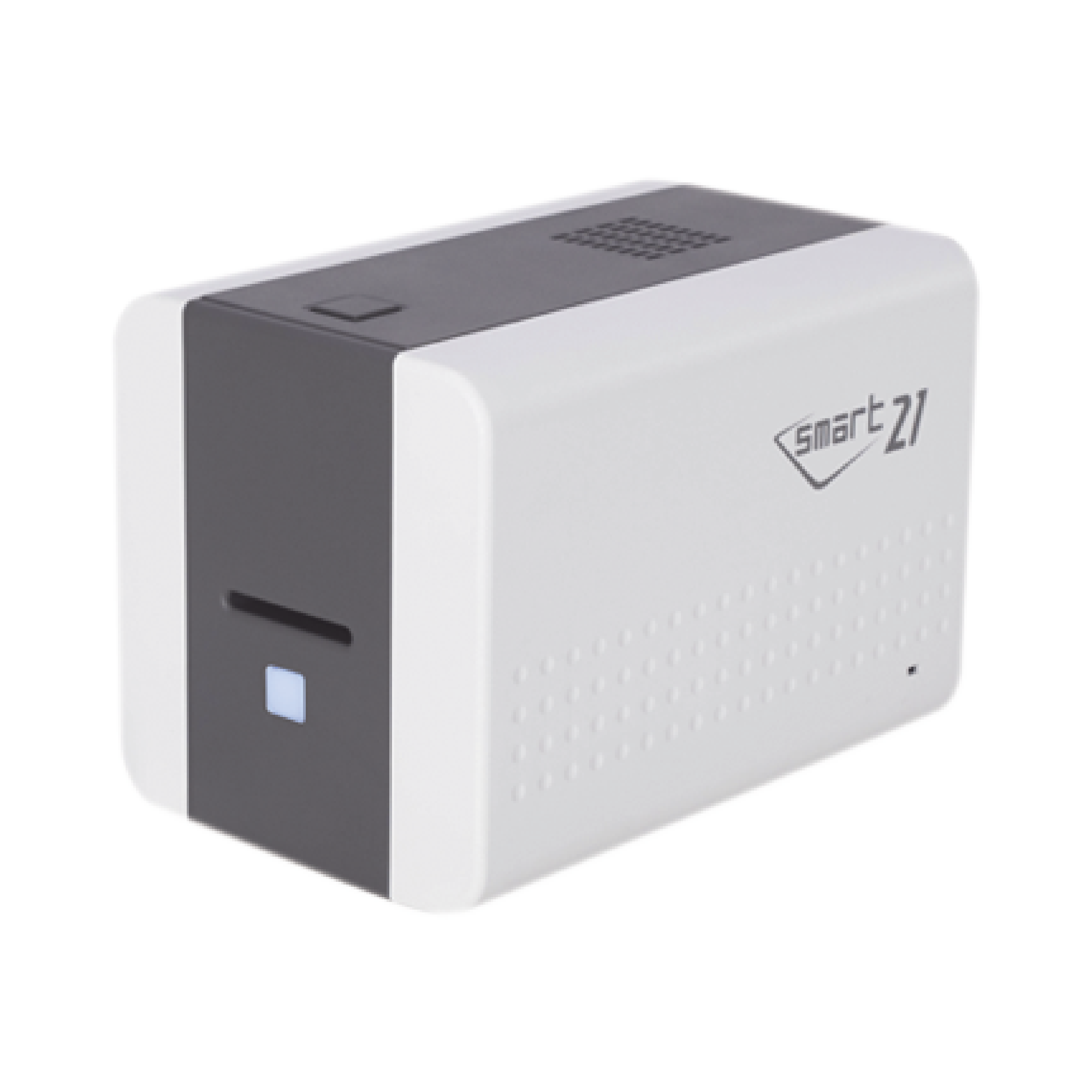 Impresora de Tarjetas Semi-automática SMART21 Ingreso de Tarjetas Manual/Incluye Ribbon, Software y 100 Tarjetas PVC SMART21SK - SILYMX