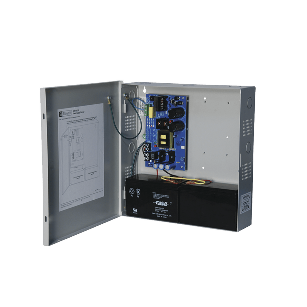 Fuente de Poder ALTRONIX de 24 Vcd @ 10 Amper / 1 salida / Ideal para aplicaciones de Control Acceso/Intrusión / CCTV / Con voltaje de entrada de 115 Vca / Con capacidad de baterías de respaldo / Requieren baterías - SILYMX