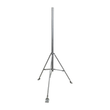 Mástil de 2" x 1.5 metros con Tripie para Instalación en losa. Acero Galvanizado en Caliente. - SILYMX