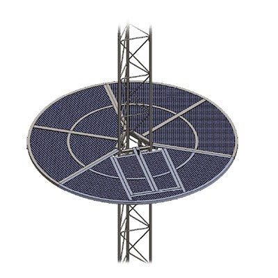 Sistema Anti Escala tipo Sombrilla para Torre STZ30G. Galvanizada por Inmersión en Caliente. - SILYMX