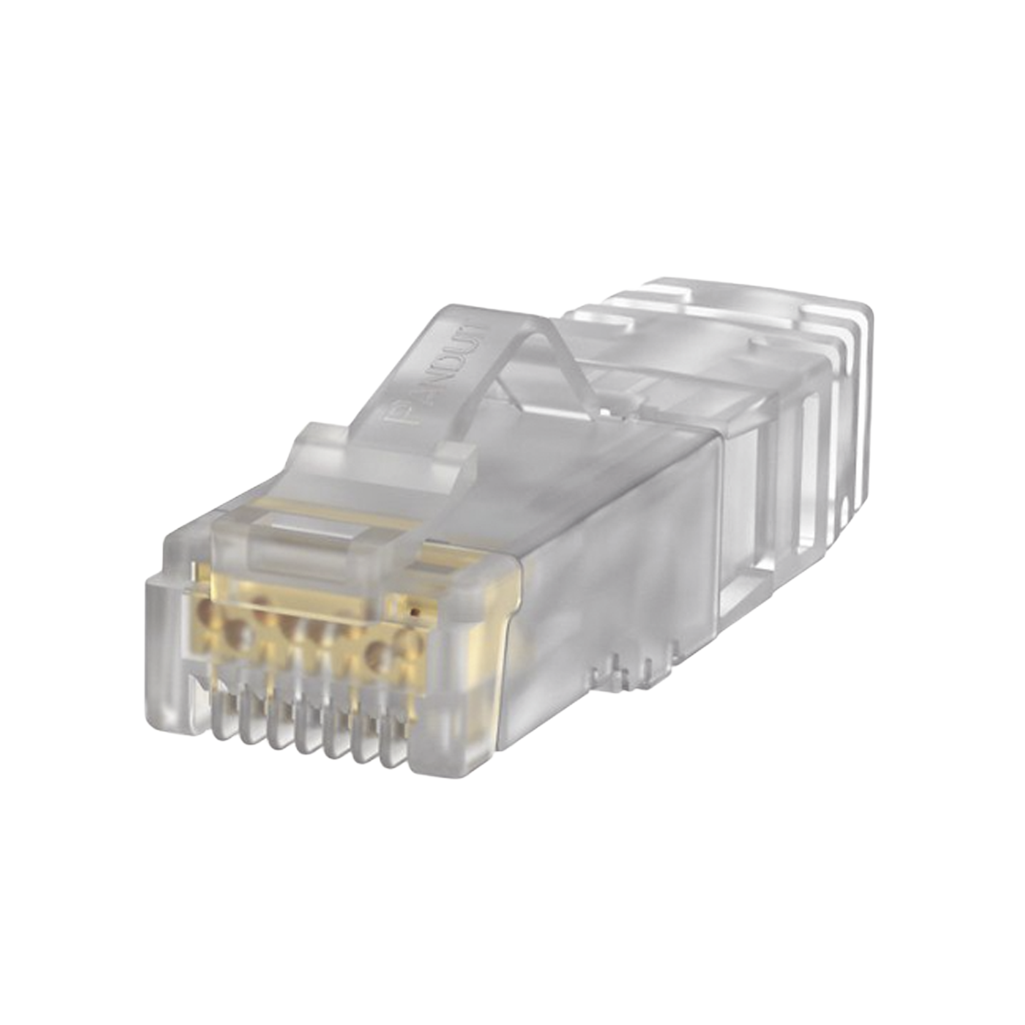 Plug RJ45 Cat6A Para Cable UTP de Calibre 23-24 AWG Chapado en Oro de 50 micras Paquete de 100 piezas - SILYMX
