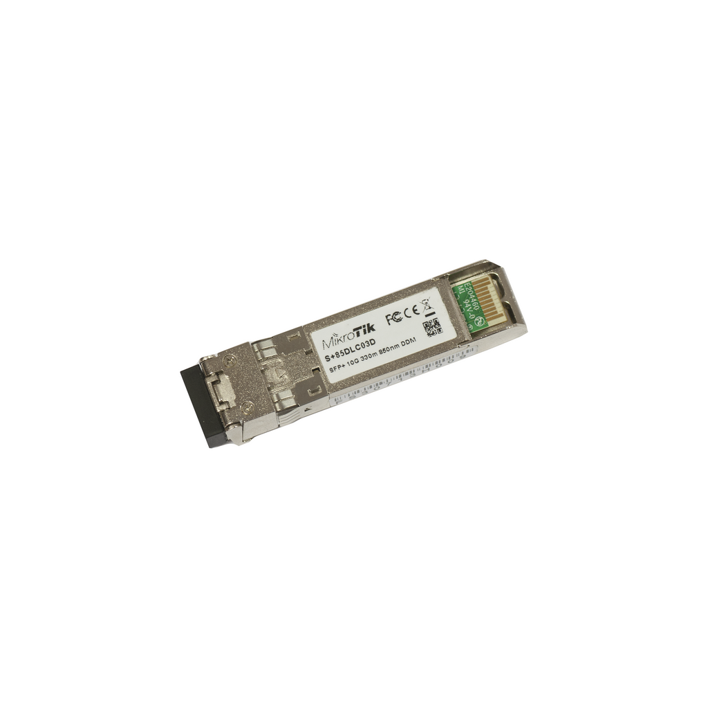 Transceptor MiniGbic SFP+ 10G LC Duplex para fibra Multi Modo 300mts - SILYMX