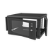Gabinete Para Montaje En Pared, Puerta De Cristal Templado, Cuerpo Fijo Con Rack 19" De 6 Unidades. - SILYMX