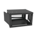 Gabinete Para Montaje En Pared, Puerta De Cristal Templado, Cuerpo Fijo Con Rack 19" De 6 Unidades. - SILYMX
