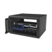 Gabinete Para Montaje En Pared, Puerta De Cristal Templado, Cuerpo Fijo Con Rack 19" De 6 Unidades. - SILYMX