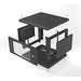 Gabinete Para Montaje En Pared, Puerta De Cristal Templado, Cuerpo Fijo Con Rack 19" De 6 Unidades. - SILYMX