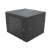 Gabinete Abatible de Pared (Con Marco Trasero) con Rack 19" de 9 Unidades. Ventana de Cristal Templado - SILYMX