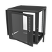 Gabinete para Montaje en Pared Cuerpo Fijo, con 12 Unidades de Rack, de 19in, Puerta de Cristal Templado, Fabricado en Acero - SILYMX