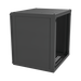 Gabinete para Montaje en Pared Cuerpo Fijo, con 12 Unidades de Rack, de 19in, Puerta de Cristal Templado, Fabricado en Acero - SILYMX